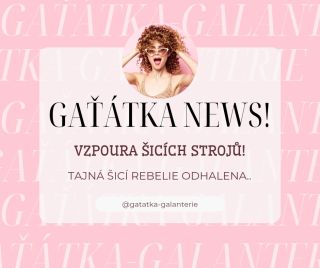 Na šicí scéně došlo v noci k nečekané události. Podle svědků se šicí stroje spojily a uspořádaly tajnou schůzi mimo...